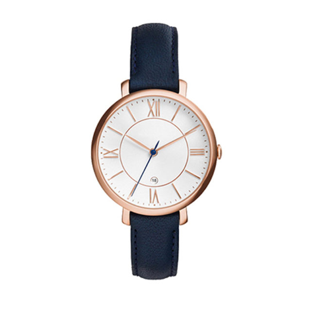 rose gold roman numerals vintage women's watch