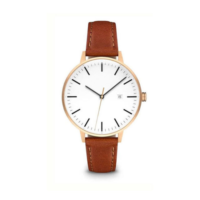 rosegold brown strap