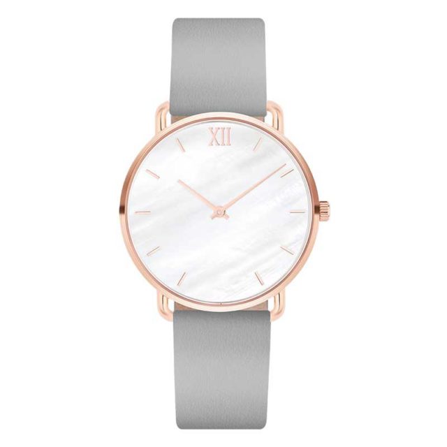 rosegold leather strap