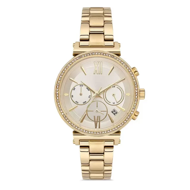 all gold chrono lady