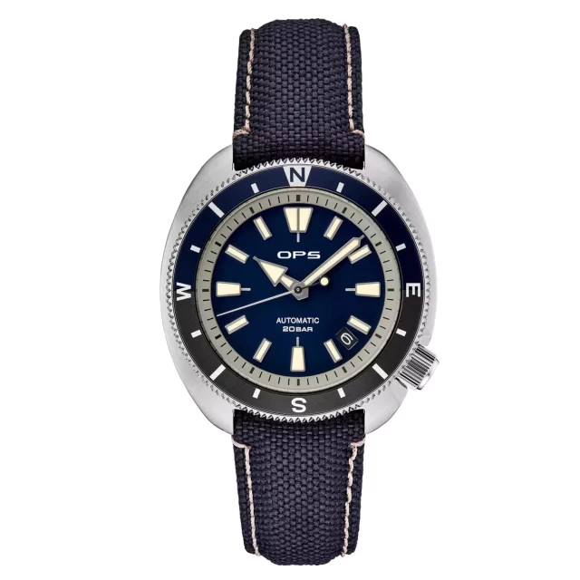 stainless steel navy watch