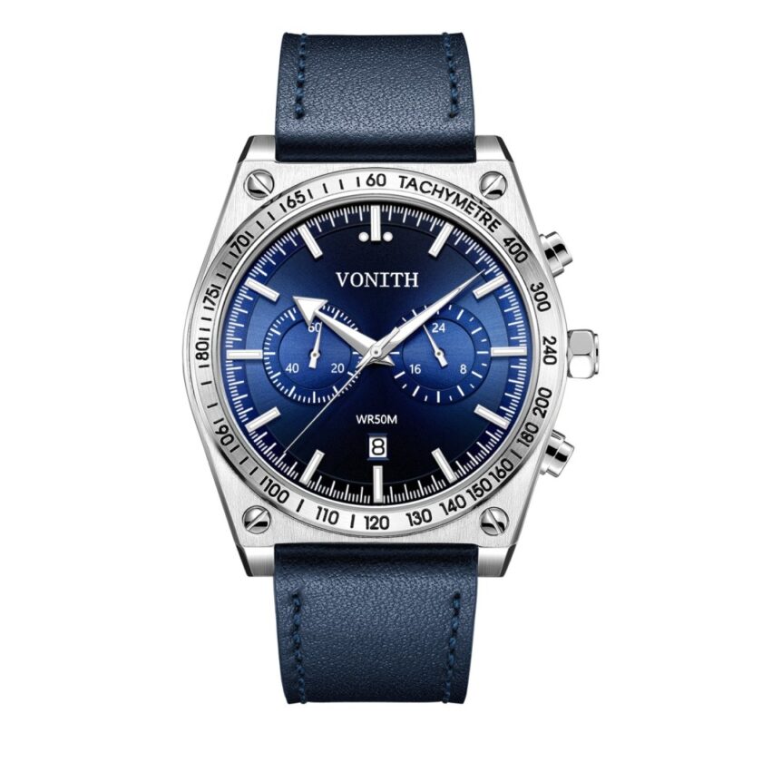 Chronograph sample watch blue