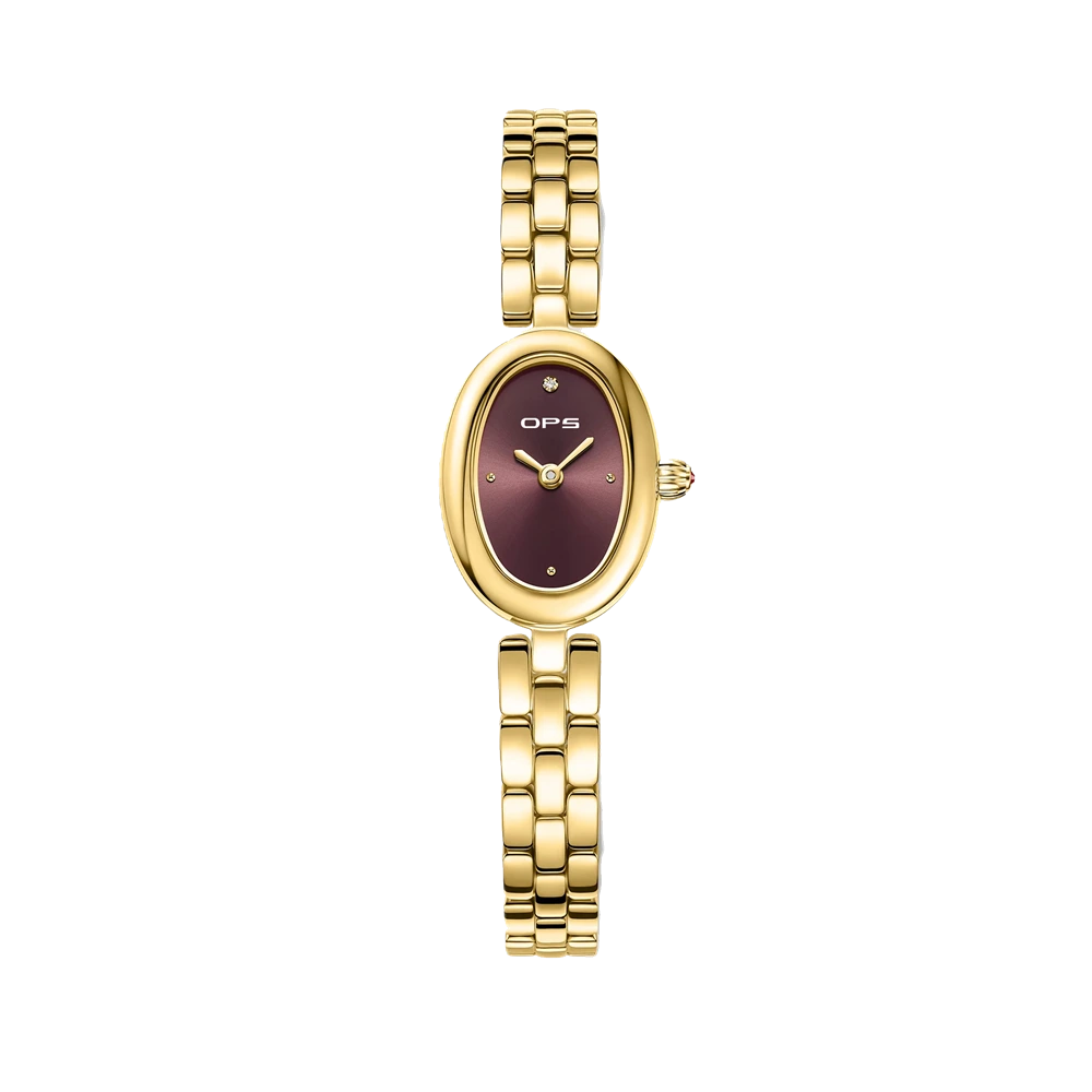 ساعة نسائية بيضاوية مخصصة للنساء